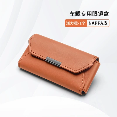 Multifunctional Sun Visor Eye: Car Glasses Clip/Bill Clip - vibrant-orange