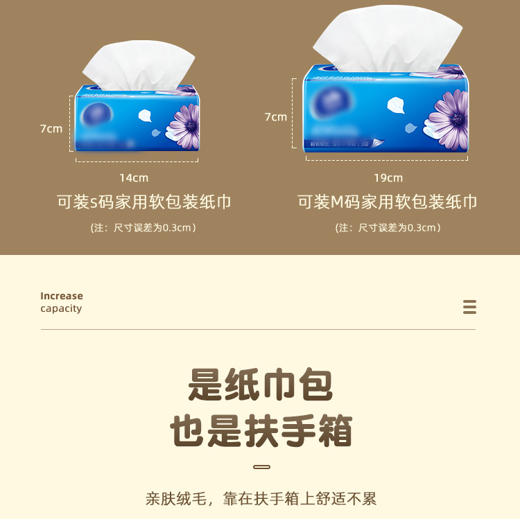 Cartoon car tissue box armrest box rear row chair back-mounted tissue box cute car interior decorations