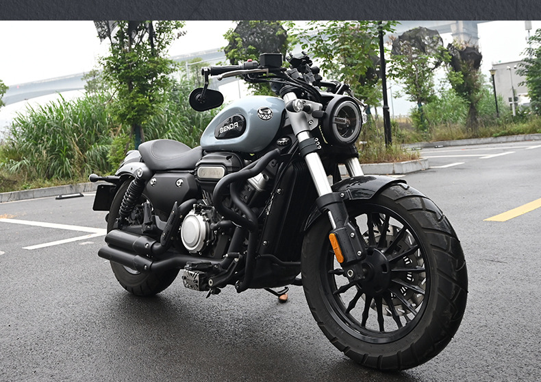 Suitable for Benda Jinjila 300 Motorcycle Anti-Fall Guard Bar, Foldable Backrest, Quick-Release Waterproof Side Bag Rack
