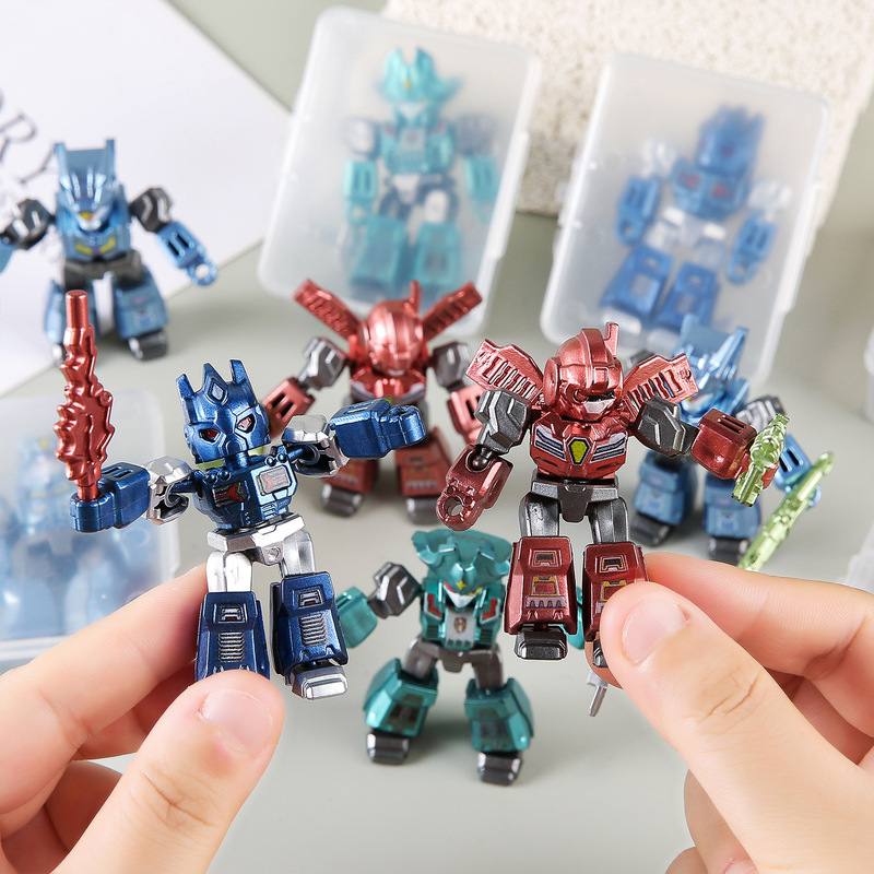 Duka Warrior Transforming Robot Mecha Warrior Children's Toy Kindergarten Back-to-School Reward Sharing Activity Gift Duka Warrior Transforming Robot Mecha Warrior Children's Toy Kindergarten Back-to-School Reward Sharing Activity Gift