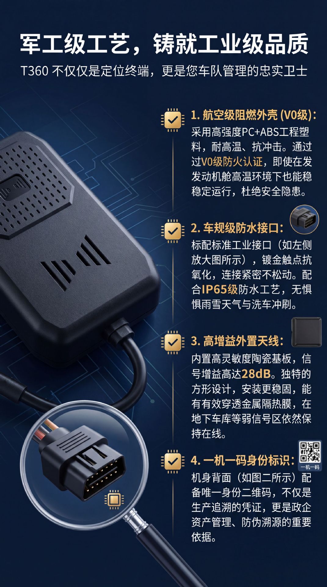 4G Beidou satellite locator for government and enterprise use, national security vehicle-mounted real-time Beidou positioning and tracking GPS locator