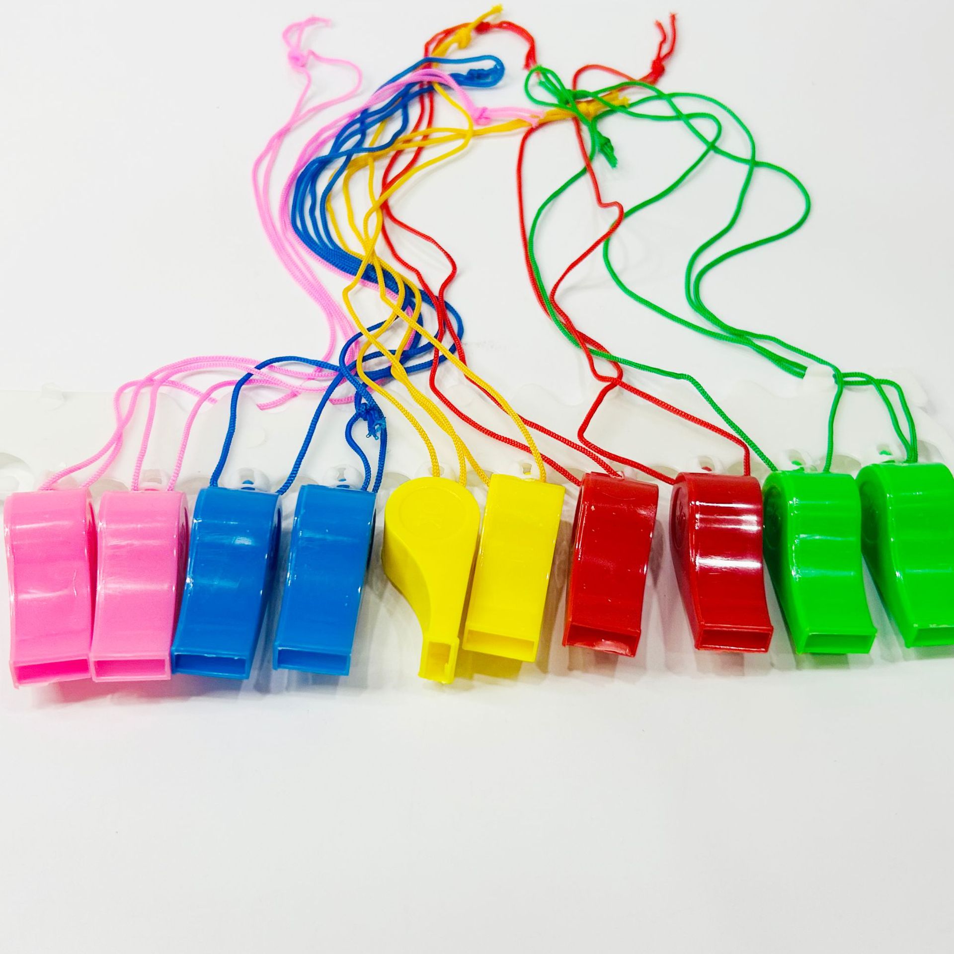Wholesale Children's Whistles, Colorful Plastic Whistle Toys, Fan Cheering Supplies, Competition-Specific Accessories