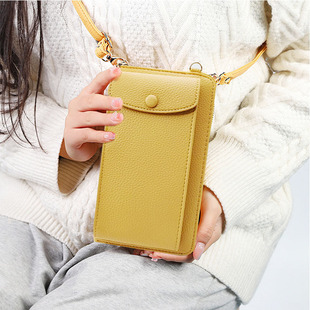 Amazon 2023 mobile phone bag female crossbody small bag student storage bag fashion large capacity shoulder coin purse wholesale