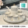 Minimalistic rotating tea set