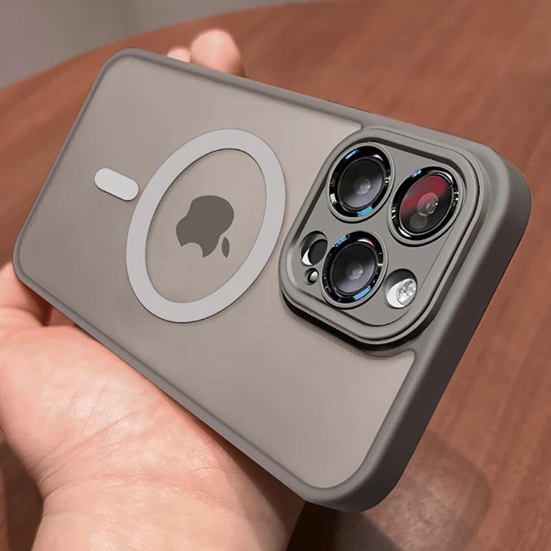 适用iPhone17磁吸手机壳雅盾肤感磨砂半透苹果16PROMAX精孔硬套15|undefined