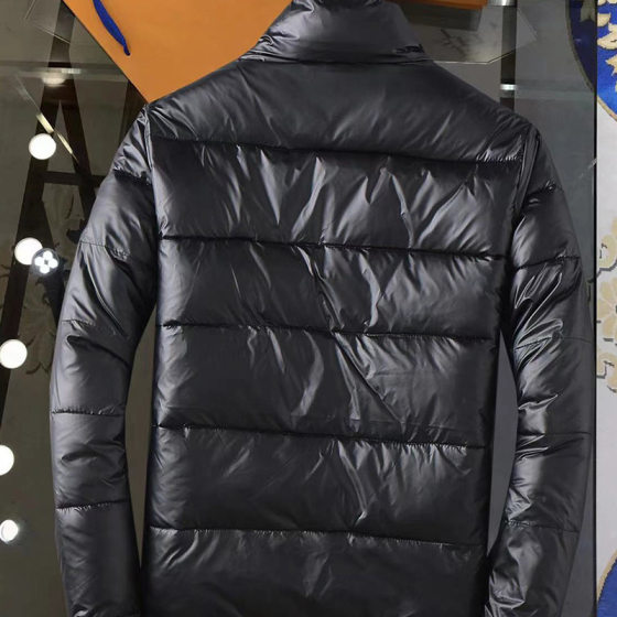 2024 new men's down jacket stand collar slim short jacket down jacket men's warm net winter coat
