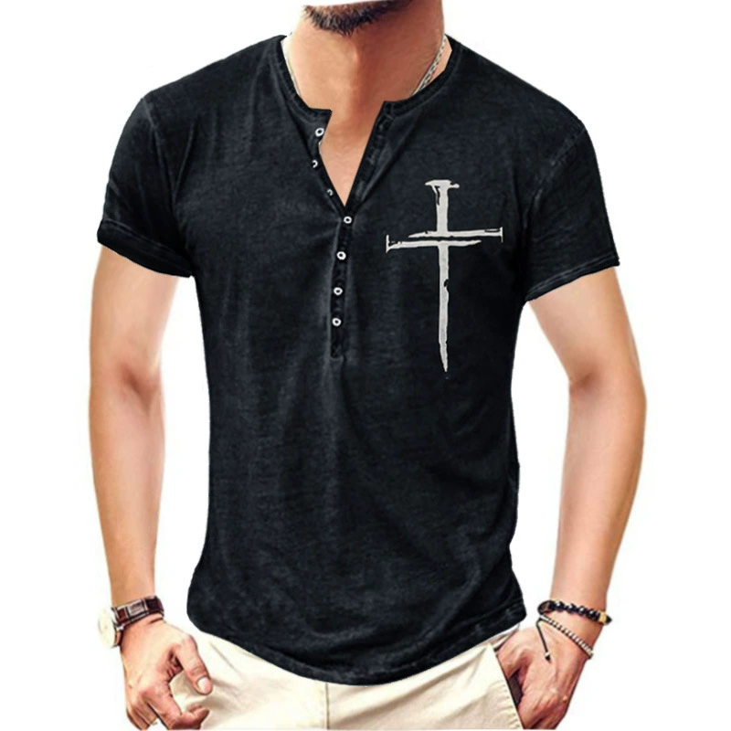 Трансграничная Мужская Европейская и американская футболка 2022 года, новая летняя мужская футболка с короткими рукавами и 3D-принтом, молодежная модная футболка с круглым вырезом