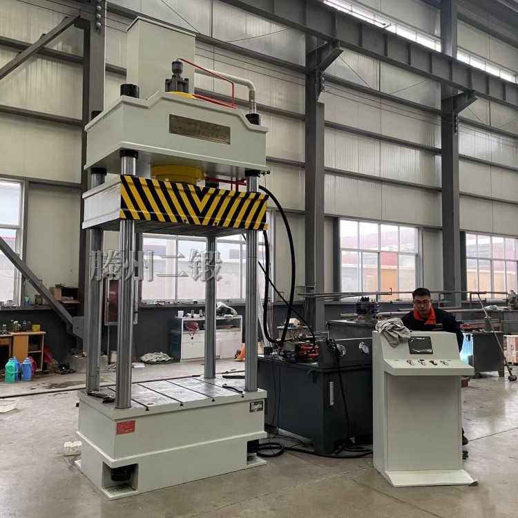 四柱式液压拉伸机100T 单动双动双点薄板拉伸成型油压机床