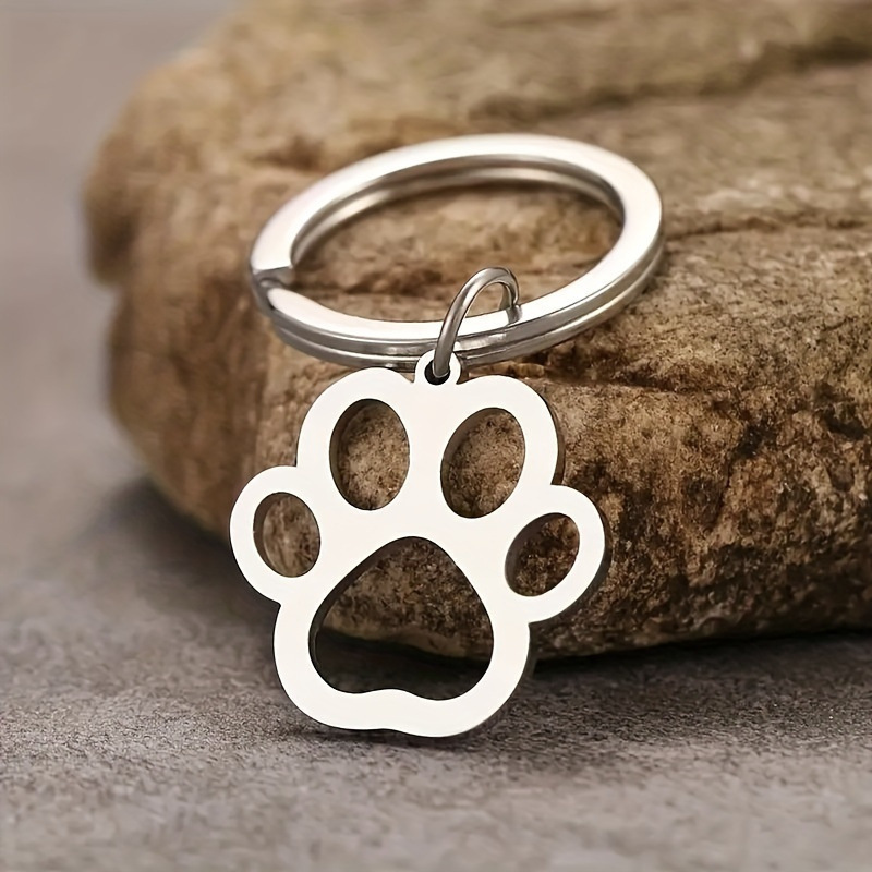 Amazon Creative Gift Keychain Pet Collar Pendant Hollow Paw Pendant Bag Pendant Amazon Creative Gift Keychain Pet Collar Pendant Hollow Paw Pendant Bag Pendant