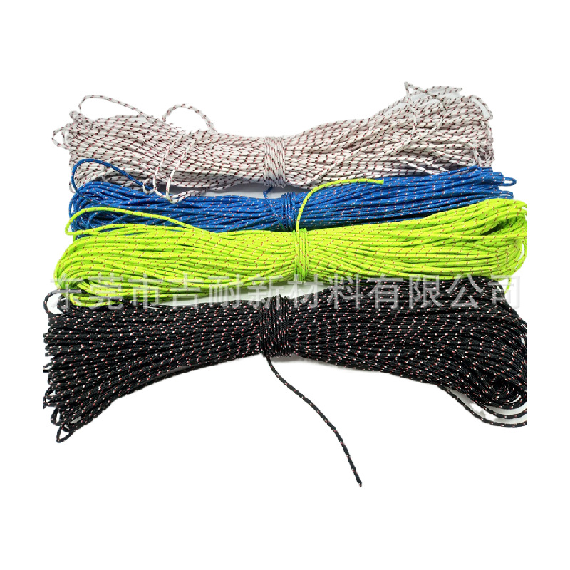 3MM高强涤纶圆绳8编白色尼龙风筝绳强力电机捆扎绳支持免费拿样