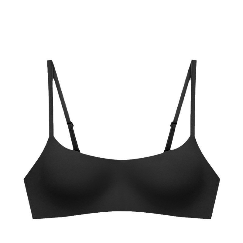 一片式无痕内衣女夏季薄款小胸聚拢上托防下垂收副乳无钢圈文胸|undefined