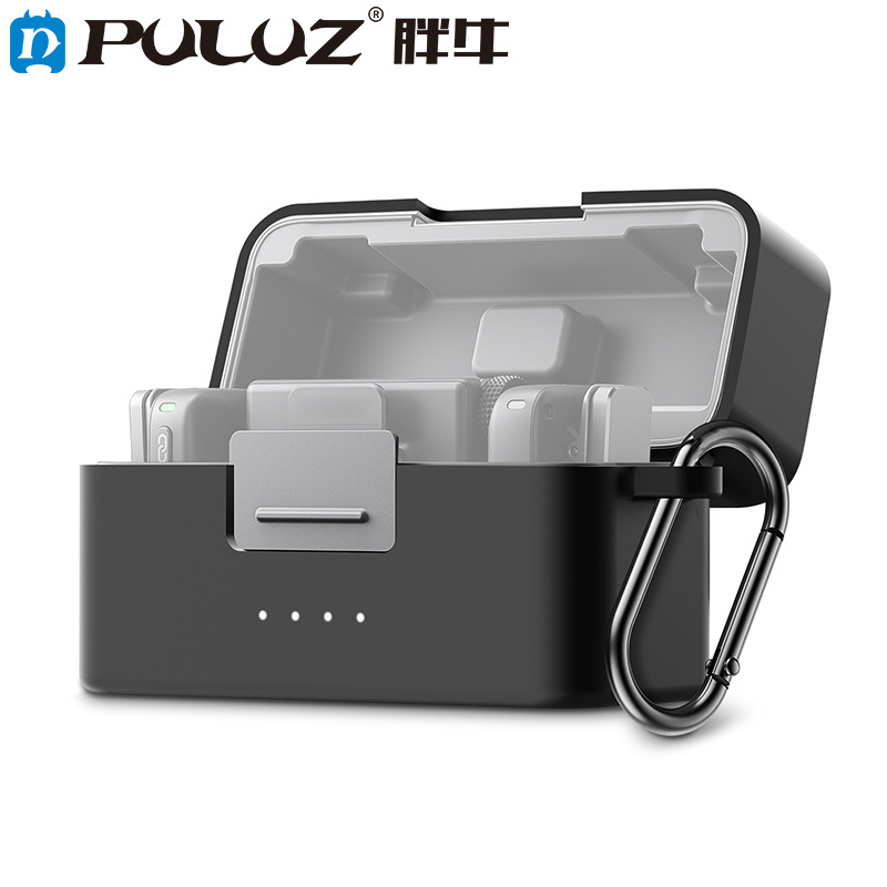 PULUZ Fat Bull es aplicable a DJI Mic Mini Micro Carga de Micrófono Protector de Silicone a prueba de polvo image 1