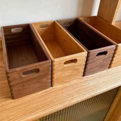 胡桃木ほぞ卯工芸収納ケースオフィス家庭用学生デスクトップ雑物靴下下着ハンドケース筆筒