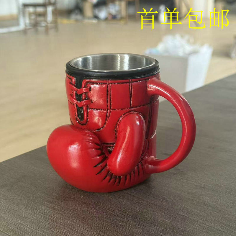 Cross-Border Hot-Selling Boxing Glove Mug, Personalized Stainless Steel Mug for Boxing Enthusiasts Cross-Border Hot-Selling Boxing Glove Mug, Personalized Stainless Steel Mug for Boxing Enthusiasts