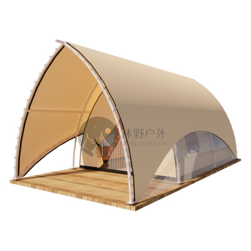 Muye campamento al aire libre tienda de vela hotel alojamiento Scenic Resort camping doble capa tienda de hotel habitación ESTRELLADO