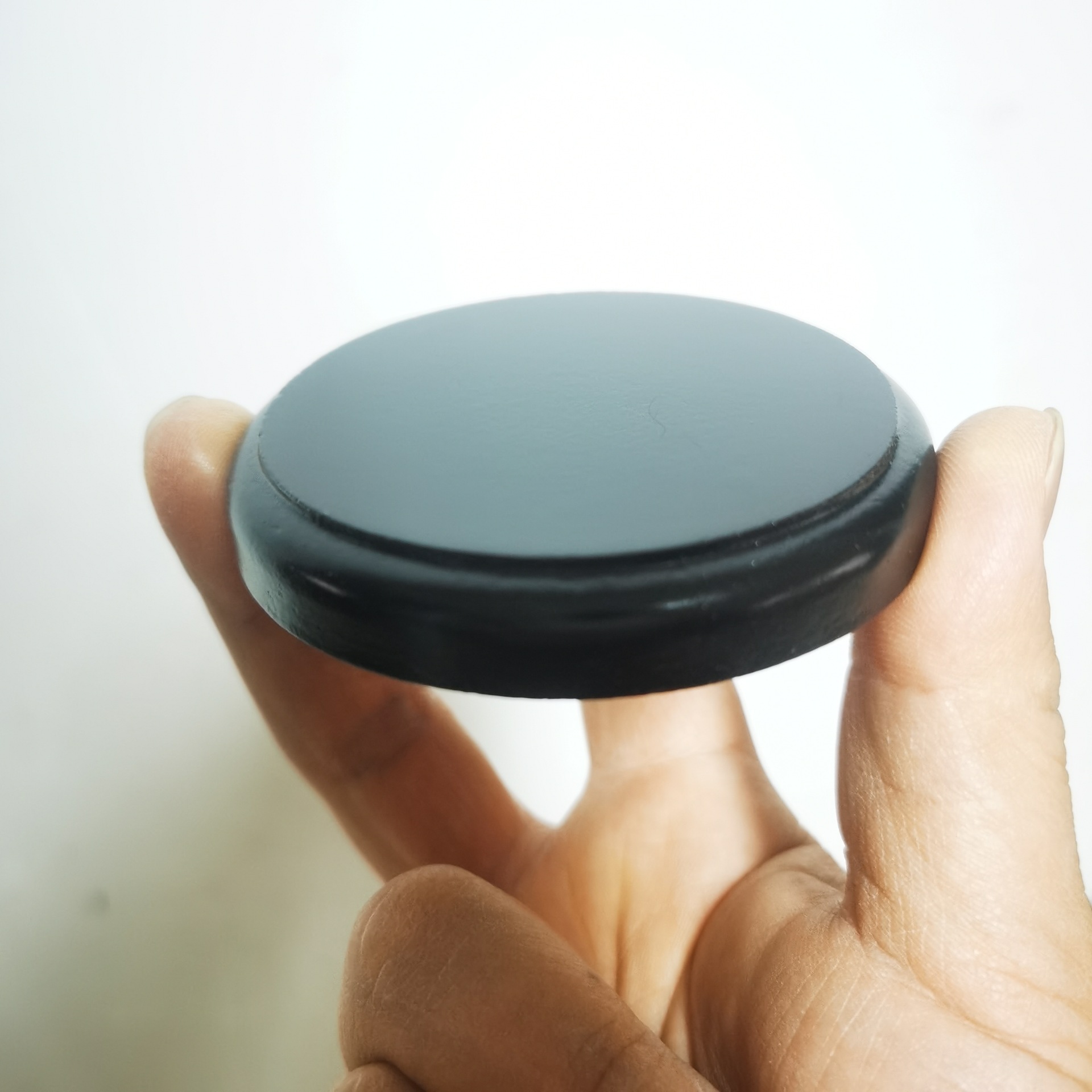 Multi-tamaño redondo base de madera artesanía decoración base hecha a mano muñeca de arcilla muñeca base de madera