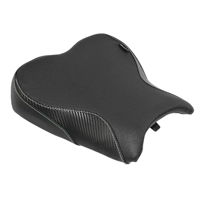 Bag Lowered Seat Cushion, Motorcycle cushion - black-front-seat-cushion
