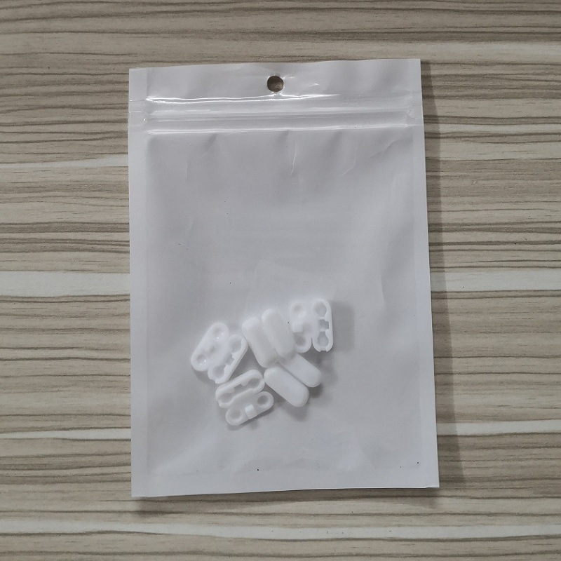 跨境  5个白色拉珠连接器 垂直帘竖百叶卷帘配件拉珠珠扣  4.5*6|ms
