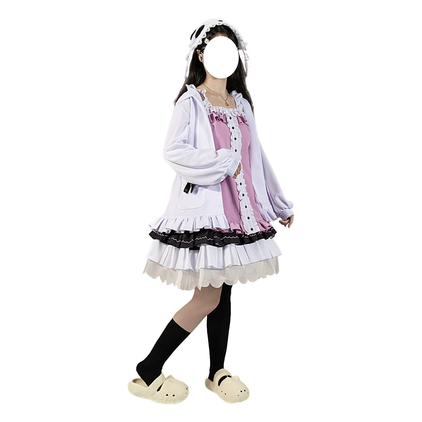 Bangdream mygo пижамная вечеринка Рики Шиина 2D косплей аниме/игра CG1929