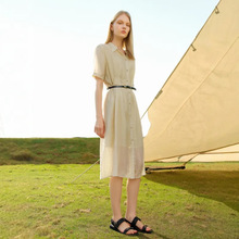 一手货源【佳人苑】品牌专柜撤柜！吊带+纯色收腰连衣裙套装25夏