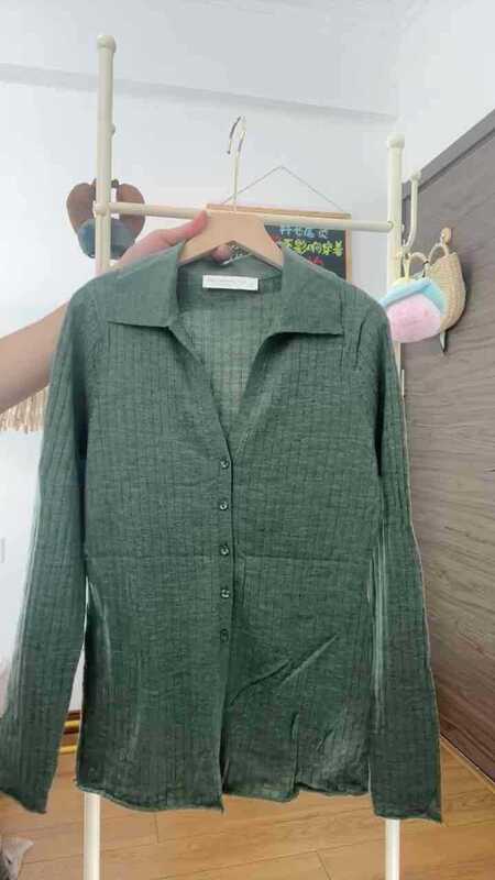 Af Xiaolu Knitted 100% Merino Wool Cardigan Special Price Af Xiaolu Knitted 100% Merino Wool Cardigan Special Price