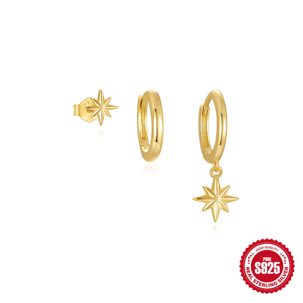 Moda europea y americana s925 plata de ley ins borla de cadena con incrustaciones de diamantes