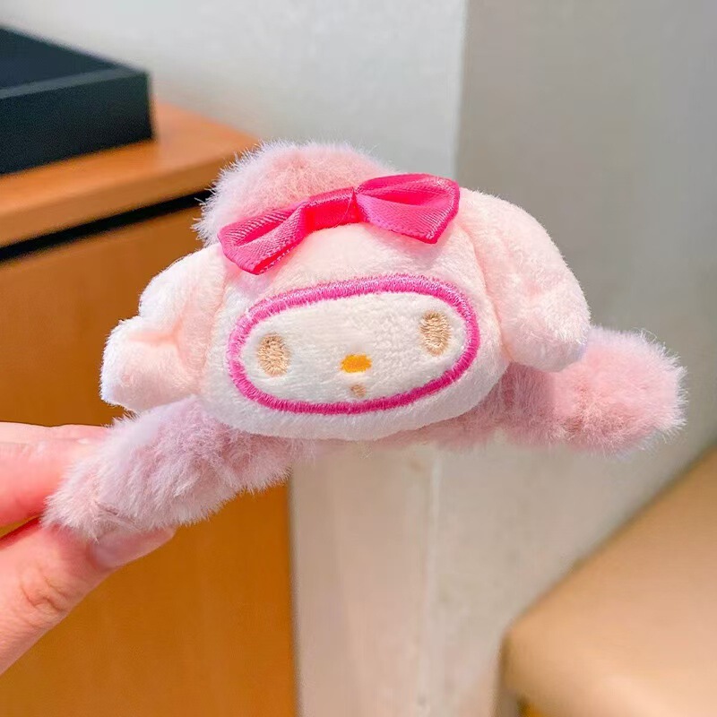 漫画人形ぬいぐるみレッサーパンダヘアピンサイドクリップ大型BBクリップヘアアクセサリーヘアピンメイクアップクリップぬいぐるみ|undefined