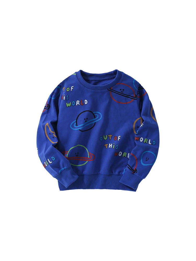 Malwee transfronterizo chaqueta de niño otoño y invierno nuevo estilo europeo y americano camiseta de niños de mediano tamaño camiseta casual chaqueta de niños