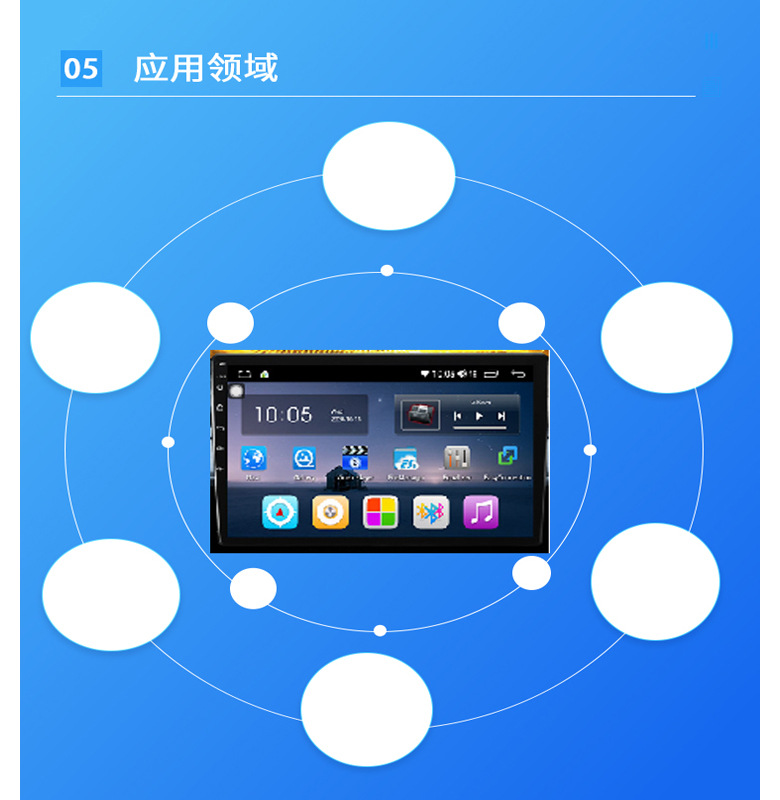 Car Android Navigation Radio Box Smart Car Mini Screen Projection Mini Design Bluetooth Car Car