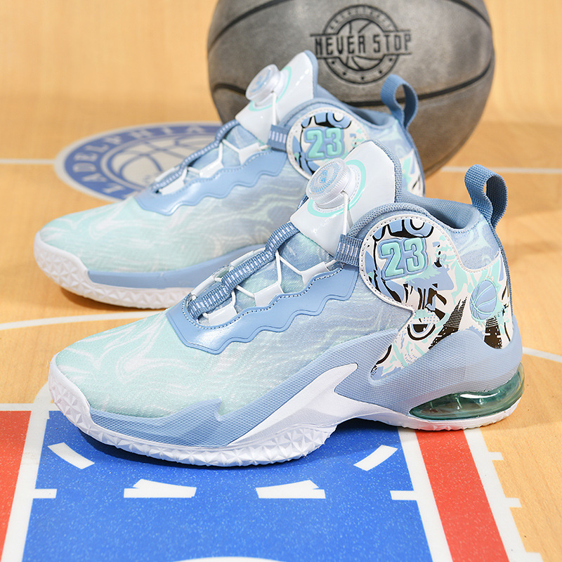 Chaussures de basket-ball basses pour hommes, bottes de combat, coussin d'air, absorbant les chocs, respirantes, antidérapantes, vêtements pour étudiants, baskets de combat réelles, baskets en ciment_voghion.com