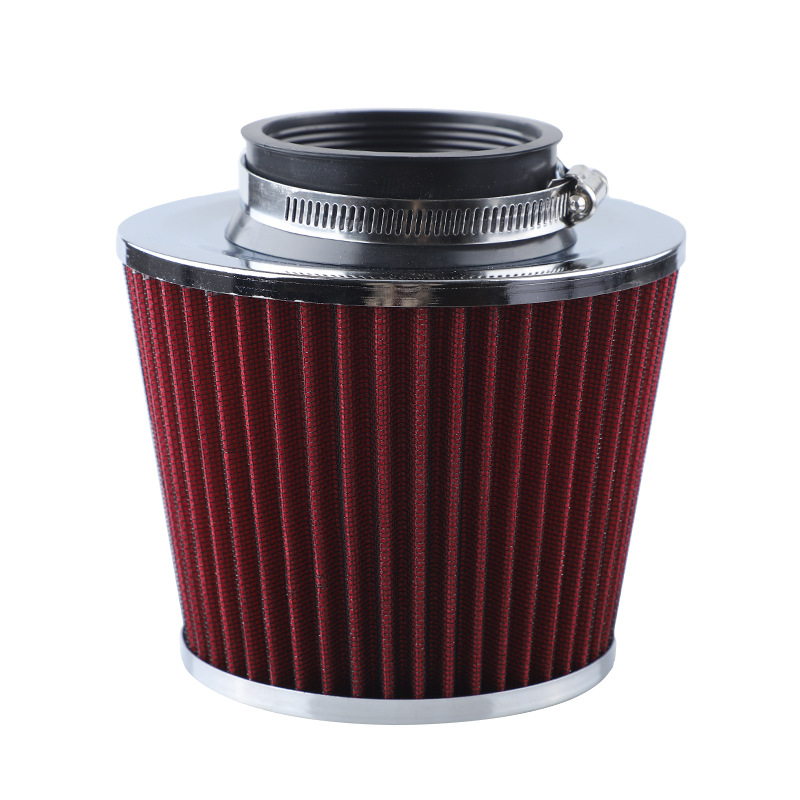 Car modified air filter modified air intake suit large flow intake 76mm mushroom head suit aluminum alloy intake pipe