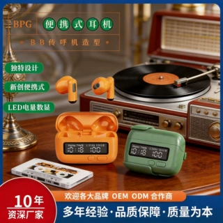 新款无线蓝牙耳机复古入耳式外贸电商款TWS真立体声星战BB-8HiFi
