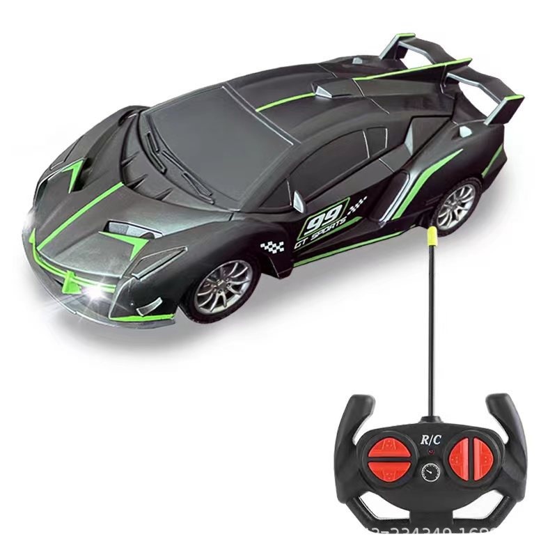 Transfronterizos juguetes de coche de control remoto para niños cuatro ruedas motrices coche de juguete eléctrico modelo de coche de carreras