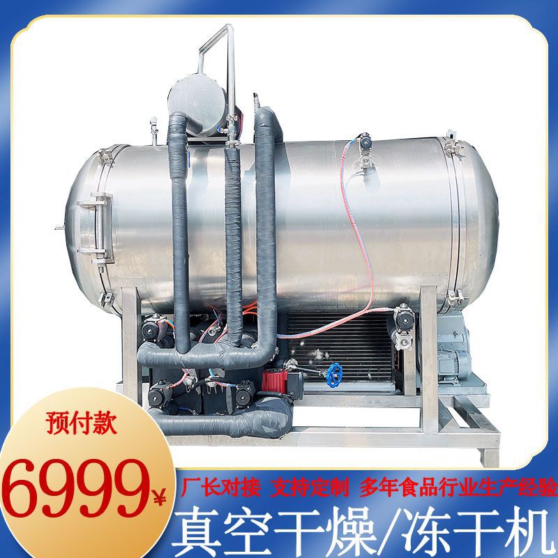真空冻干机 酸奶块 锁住全部营养成分 口感更好 酸奶真空冻干设备