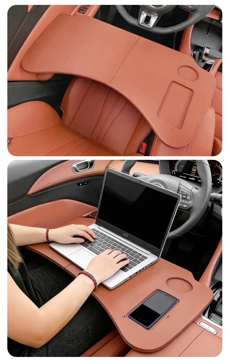 Suitable for MG5 car-specific small table board, foldable dining table for front and rear seats, office desk accessories