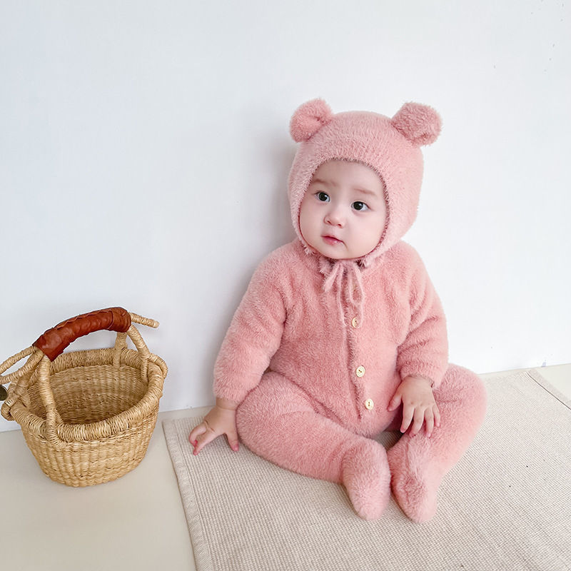 婴儿衣服秋冬可爱超萌外出服一岁女宝宝秋季套装初新生婴儿服网红|undefined