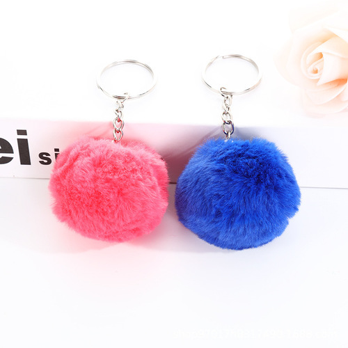 High-quality simulated plush ball 5-8 cm imitation rabbit fur ball diy jewelry colorful fur ball artificial fake fur ball