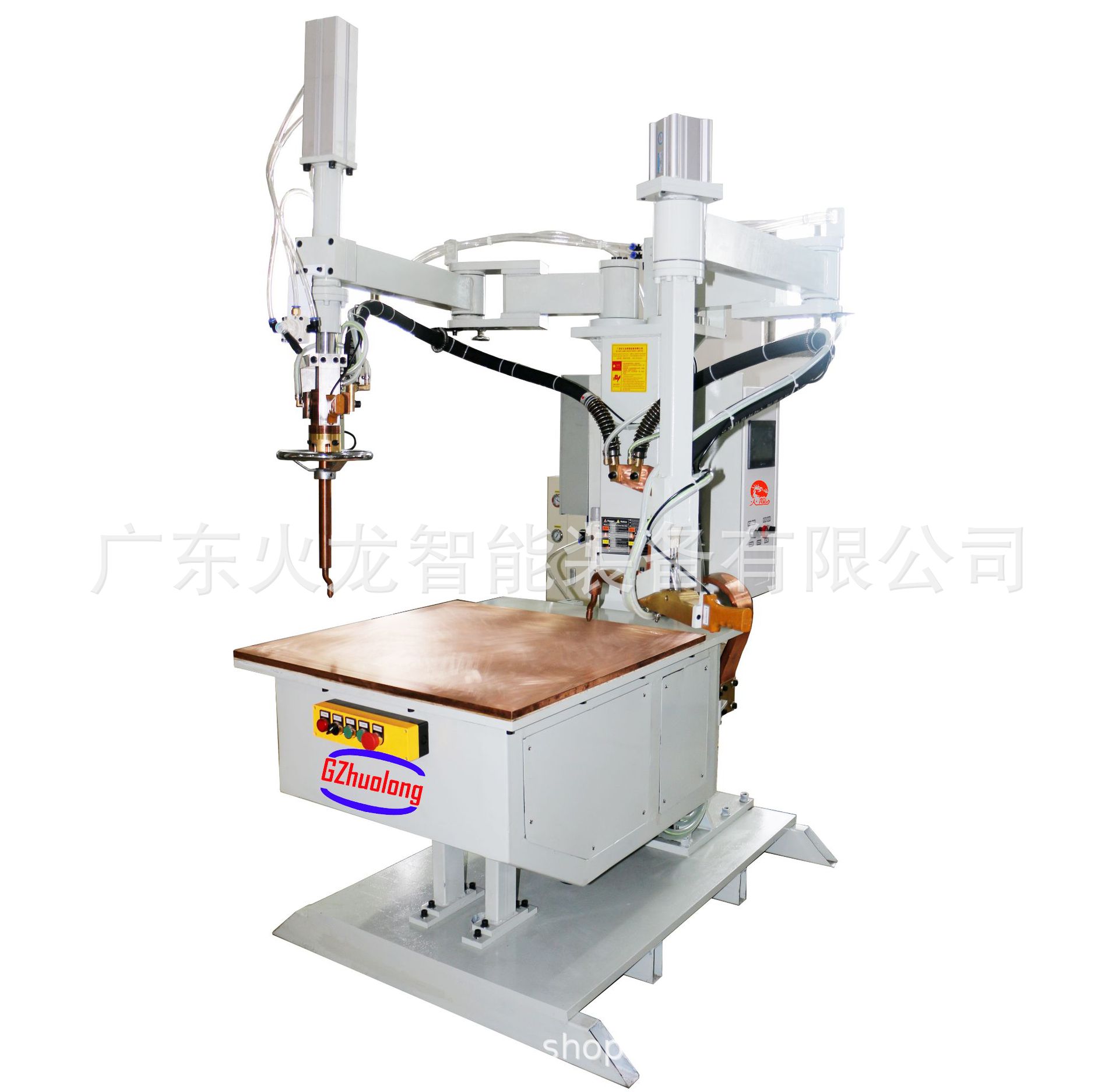 火龙摇臂式台面点焊机按需可定焊接设备交直流台式金属自动焊接机