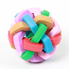 Toy, colorful small bell, woven material, new collection, makes sounds, pet