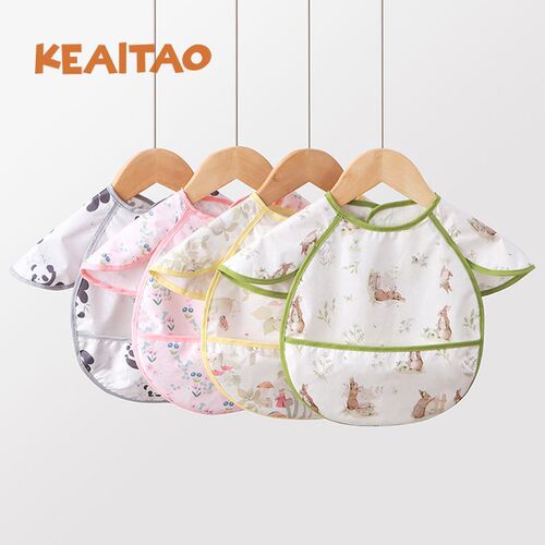 Baby bibs, autumn and winter waterproof children's coveralls, anti-fouling and anti-slobber towels, newborn anti-vomiting aprons, eating pockets