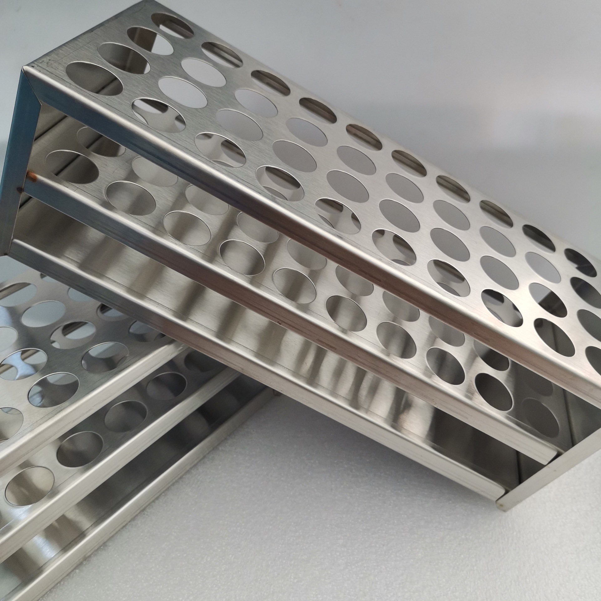 不锈钢试管架 40孔 离心管架  不锈钢