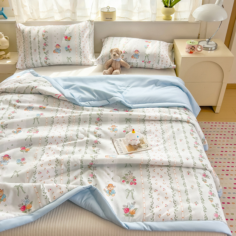 여름이불-곰정원 [시원하고 땀이 나지 않음]