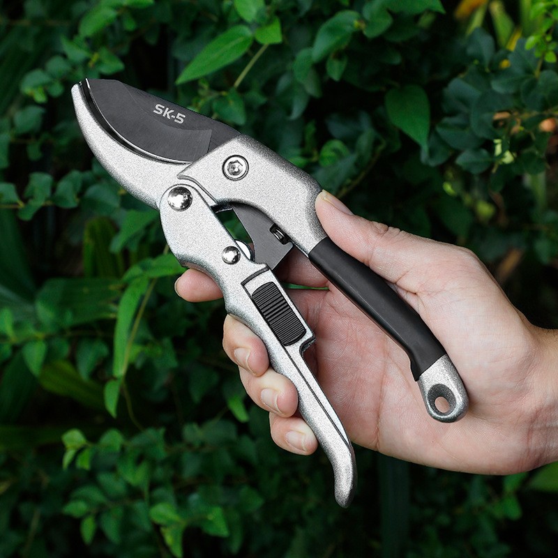 厂家批发SK5强力修枝剪刀园林果树粗枝剪园艺绿化树枝家用省力剪