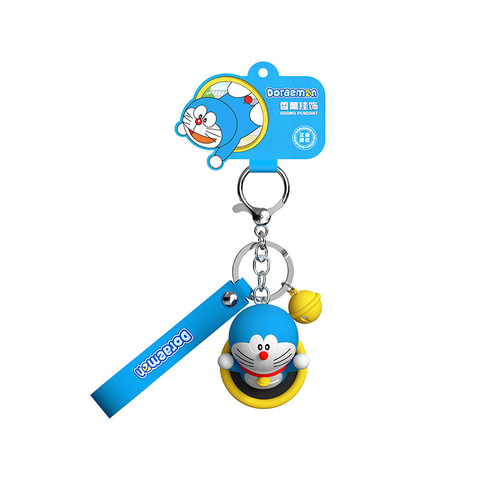 Applicable Doraemon Source Factory Aromatherapy Pendant Strap Cartoon Creative Cute Aromatherapy Keychain