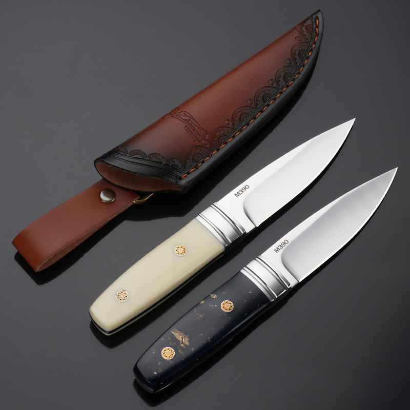 工場直販の売れ筋新モデル M390 パウダー高硬度シャープ小型ストレートナイフサバイバル便利な持ち運びハンドル肉ナイフ|undefined