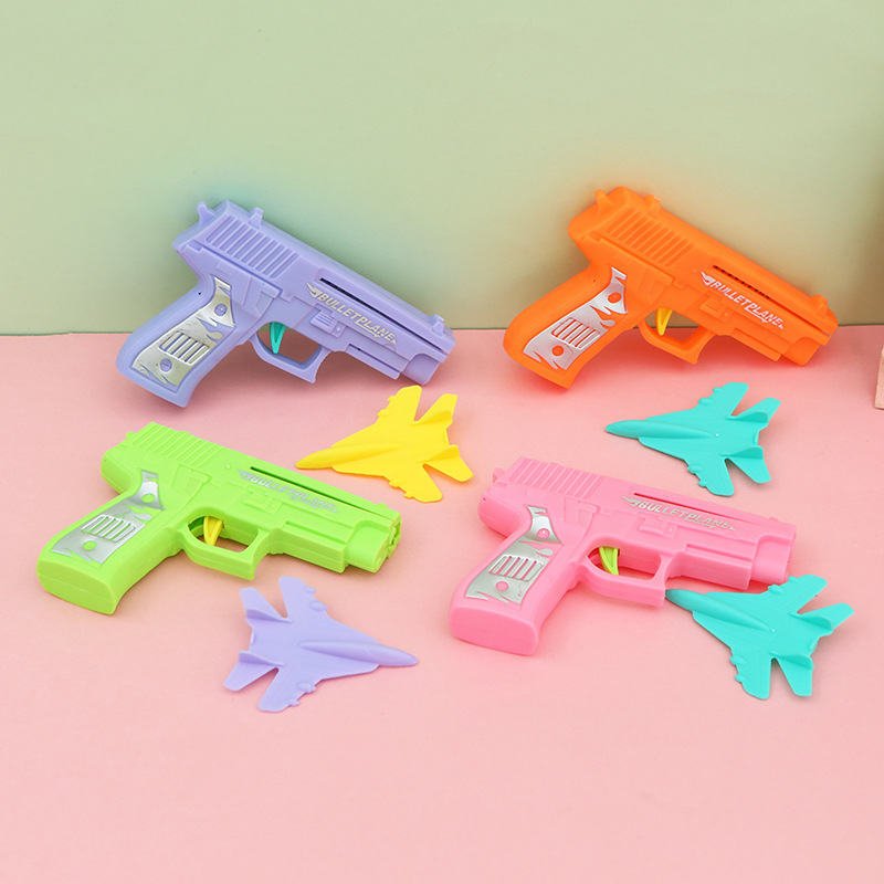 Avión de catapulta, pistola de juguete, lanzador de pistolas, aviones, deportes al aire libre, ocio, bambú, libélula, plato volador, lote de plato