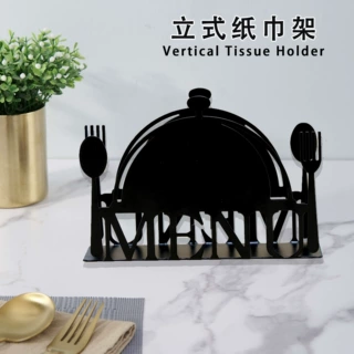热卖厂家批发新品时尚家居装饰摆件金属工艺品 黑白纸巾架可制作