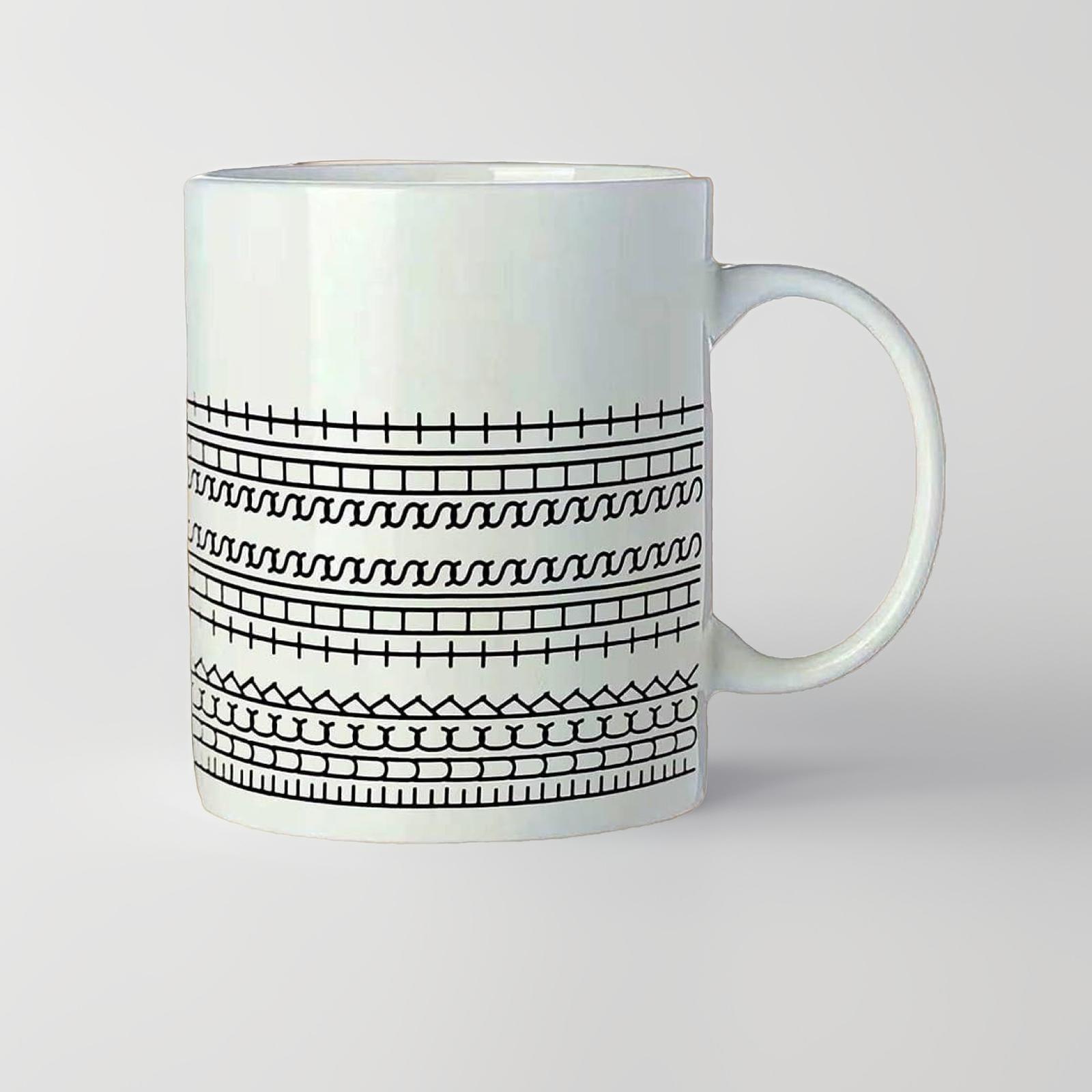 Creativo transfronterizo nuevo estilo Hidden Message Coffee cerámica cocina mensaje oculto taza de café