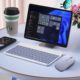 Suitable for IPAD Huawei Mobile Phone Tablet Laptop Computer Silent Wireless Bluetooth 10 Inch Keyboard Mouse suit