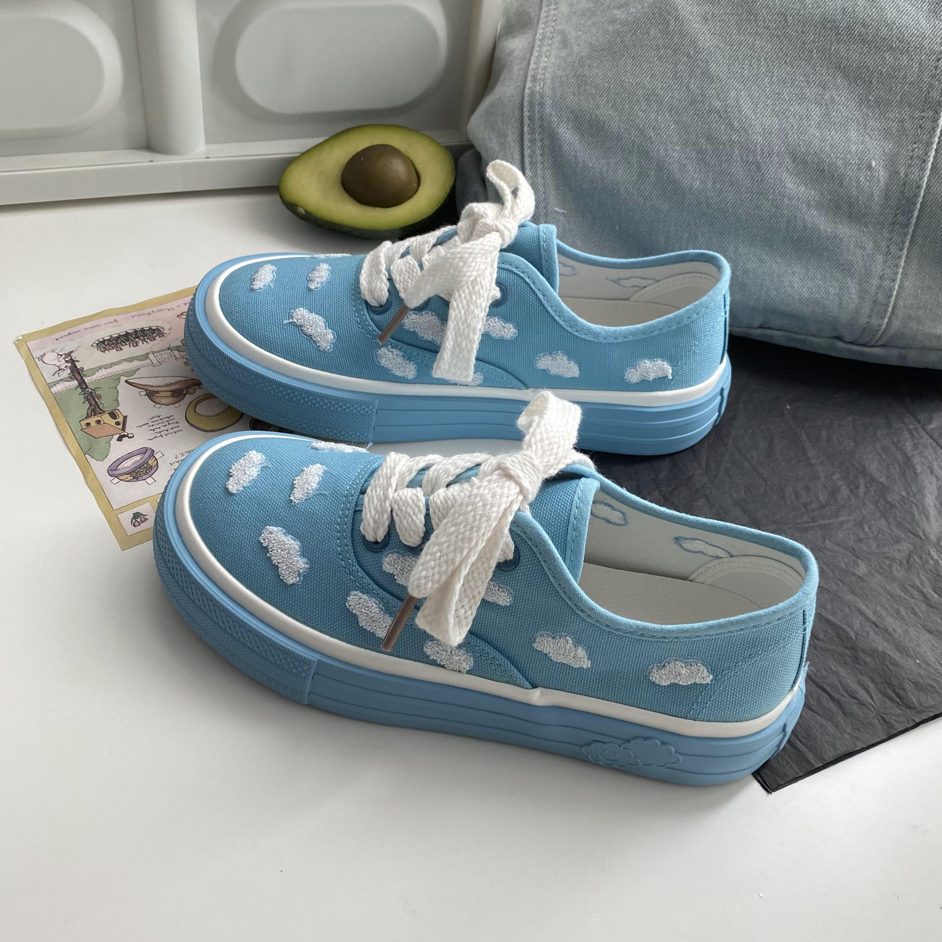 Zapatos de baloncesto para mujer Zapatos para caminar Zapatillas de deporte Lona de malla Calzado antideslizante fácil de limpiar_voghion.com